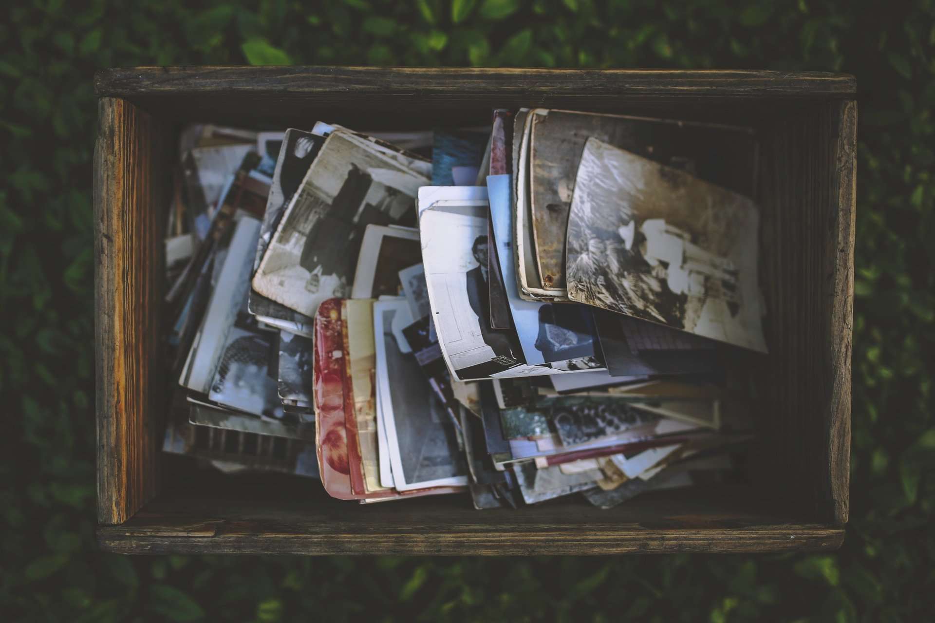 Vintage family photos and memories