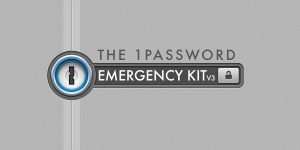 1Password Emergency Kit